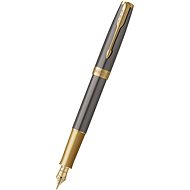 PARKER Sonnet Core Grey GT 18K - Fountain Pen