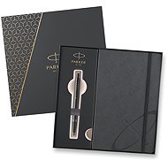 PARKER IM Monochrome Titanium with notebook - Ballpoint Pen