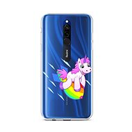 TopQ Xiaomi Redmi 8 silicone Flying Unicorn 48199 - Phone Cover