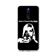 TopQ Xiaomi Redmi 8 silicone Don't Touch Gun 48168 - Phone Cover