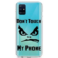 TopQ Samsung A51 silicone Don't Touch transparent 47959 - Phone Cover