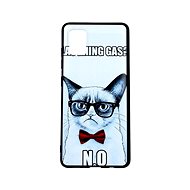 TopQ Samsung A51 3D silicone Grumpy Cat 47889 - Phone Cover