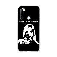 TopQ Xiaomi Redmi Note 8T silicone Don't Touch Gun 47025 - Phone Cover