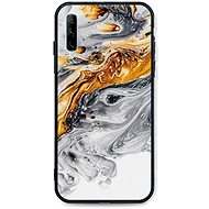 TopQ LUXURY Huawei P Smart Pro solid Marble grey-gold 47005 - Phone Cover