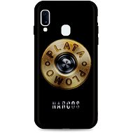 TopQ Samsung A20e silicone Plata O Plomo 46789 - Phone Cover