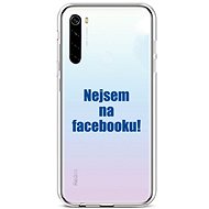 TopQ Xiaomi Redmi Note 8T silicone I'm not on Facebook 46483 - Phone Cover