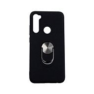 TopQ Xiaomi Redmi Note 8 solid black with ring 2in1 46438 - Phone Cover