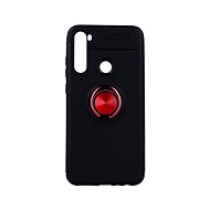 TopQ Xiaomi Redmi Note 8 silicone black with red ring 46384 - Phone Case