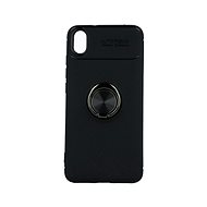 Forcell Xiaomi Redmi 7A silicone black with black ring 46197 - Phone Cover