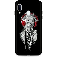 TopQ DARK Samsung A50 silicone Albert Einstein 45914 - Phone Cover