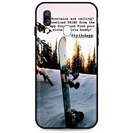 TopQ DARK Samsung A40 Silicone Snowboard 45789 - Phone Cover