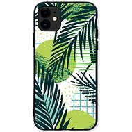 TopQ LUXURY iPhone 11 hard Green Leaves 45440 - Phone Cover