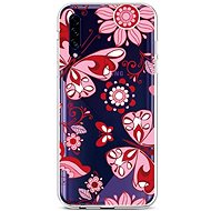 TopQ Samsung A30s silicone Pink Butterfly 45297 - Phone Cover