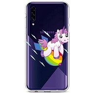 TopQ Samsung A30s silicone Flying Unicorn 45202 - Phone Cover
