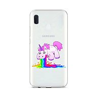 TopQ Samsung A30s silicone Rainbow Splash 45187 - Phone Cover