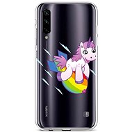 TopQ Xiaomi Mi A3 silicone Flying Unicorn 45127 - Phone Cover