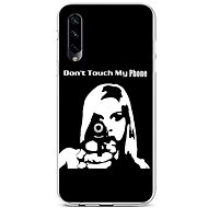 TopQ Xiaomi Mi A3 silicone Don't Touch Gun 45116 - Phone Cover