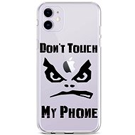TopQ iPhone 11 silicone Don't Touch transparent 45051 - Phone Cover