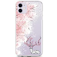 TopQ iPhone 11 silicone Blooming Deer 45029 - Phone Cover