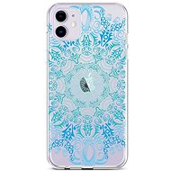 TopQ iPhone 11 silicone Blue Mandala 45024 - Phone Cover