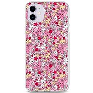 TopQ iPhone 11 silicone Pink Bunnies 45005 - Phone Cover