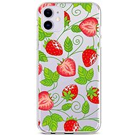 TopQ iPhone 11 silicone Strawberries 44998 - Phone Cover
