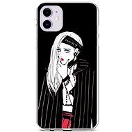 TopQ iPhone 11 silicone Dark Girl 44980 - Phone Cover
