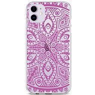 TopQ iPhone 11 silicone Violet Mandala 44979 - Phone Cover