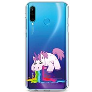 TopQ Huawei P30 Lite silicone Rainbow Splash 44763 - Phone Cover