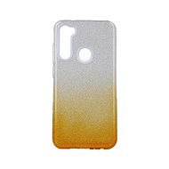 Forcell Xiaomi Redmi Note 8 glitter silver-orange 44411 - Phone Cover