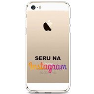TopQ iPhone 5 - 5S - SE silicone Instagram 43942 - Phone Cover