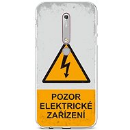 TopQ Nokia 6.1 silicone Attention electrical device 43470 - Phone Cover