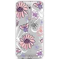 TopQ Nokia 6.1 silicone Flowers 43463 - Phone Cover