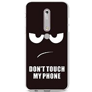TopQ Nokia 6.1 silicone Don't Touch 43462 - Phone Cover