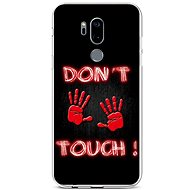 TopQ LG G7 ThinQ silicone Don't Touch Red 43430 - Phone Cover