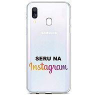 TopQ Samsung A40 silicone Instagram 42959 - Phone Cover