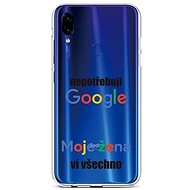 TopQ Xiaomi Redmi Note 7 silicone Google 42925 - Phone Cover