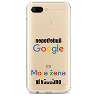 TopQ Xiaomi Redmi 6 silicone Google 42888 - Phone Cover