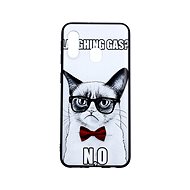TopQ Samsung A20e 3D silicone Grumpy Cat 42803 - Phone Cover