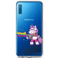 TopQ Samsung A7 silicone Rainbow Gun 42736 - Phone Cover