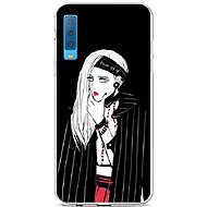 TopQ Samsung A7 silicone Dark Girl 42688 - Phone Cover