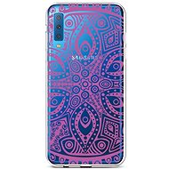 TopQ Samsung A7 silicone Violet Mandala 42673 - Phone Cover