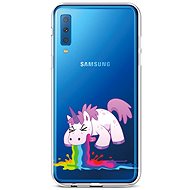 TopQ Samsung A7 silicone Rainbow Splash 42651 - Phone Cover