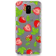 TopQ Samsung A6 silicone Strawberries 42632 - Phone Cover