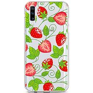 TopQ Samsung A70 silicone Strawberries 42564 - Phone Cover