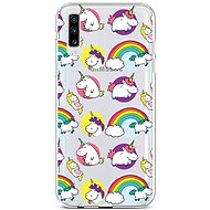 TopQ Samsung A70 silicone Chunky Unicorns 42510 - Phone Cover