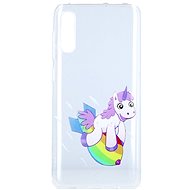 TopQ Samsung A50 silicone Flying Unicorn 42407 - Phone Cover