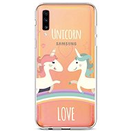 TopQ Samsung A70 silicone Unicorn Love 42008 - Phone Cover