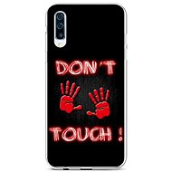 TopQ Samsung A50 silicone Don't Touch Red 41778 - Phone Cover
