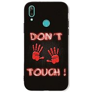 TopQ LUXURY Huawei Y7 2019 solid Don't Touch Red 39320 - Phone Cover